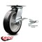 Service Caster 8 Inch Rubber on Aluminum Caster with Ball Bearing and Brake/Swivel Lock SCC SCC-35S820-RAB-SLB-BSL - alternate 4
